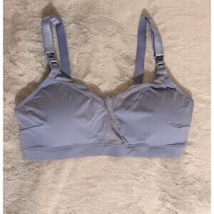 Willow The Daily Rally Wireless Nursing Bra Purple XL Soft Cup Comfort Support